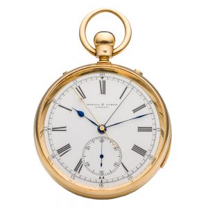 English split seconds minute repeating watch Circa 1884