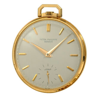 Swiss dress watch with corresponding gold chain Circa 1962