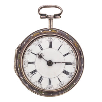 English silver pair cased verge with beautiful case Circa 1788