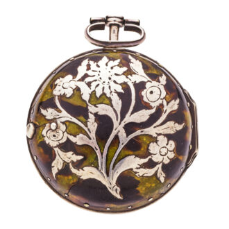 English silver pair cased verge with beautiful case Circa 1788