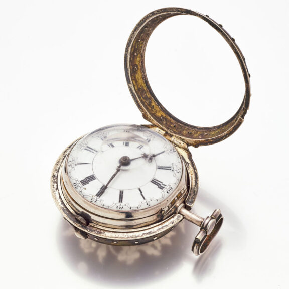 English silver pair cased verge with beautiful case Circa 1788 English silver pair cased verge with beautiful case Circa 1788