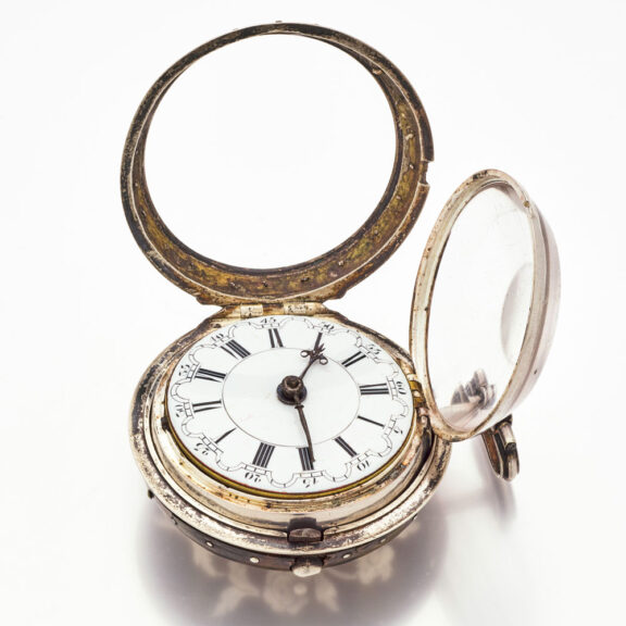 English silver pair cased verge with beautiful case Circa 1788 English silver pair cased verge with beautiful case Circa 1788