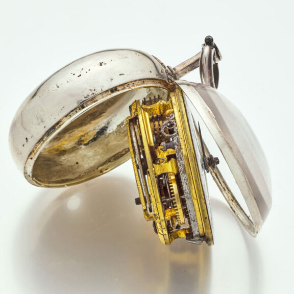 English silver pair cased verge with beautiful case Circa 1788 English silver pair cased verge with beautiful case Circa 1788