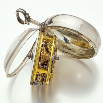 English silver pair cased verge with beautiful case Circa 1788