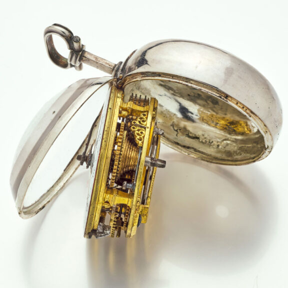 467-kEnglish silver pair cased verge with beautiful case Circa 1788 English silver pair cased verge with beautiful case Circa 1788