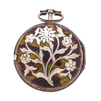English silver pair cased verge with beautiful case Circa 1788English silver pair cased verge with beautiful case Circa 1788