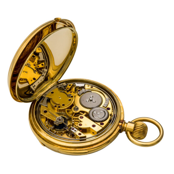 Swiss gold minute repeating demi-chronomètre Circa 1868 Swiss gold minute repeating demi-chronomètre Circa 1868