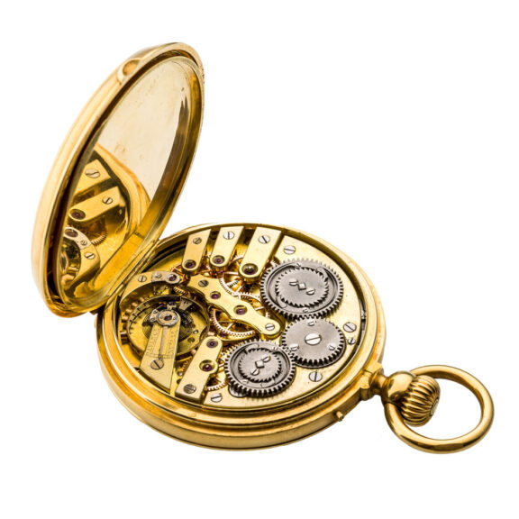 French gold lever watch with independent seconds Circa 1880 French gold lever watch with independent seconds Circa 1880