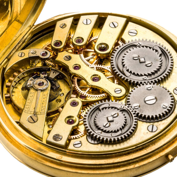 French gold lever watch with independent seconds Circa 1880 French gold lever watch with independent seconds Circa 1880