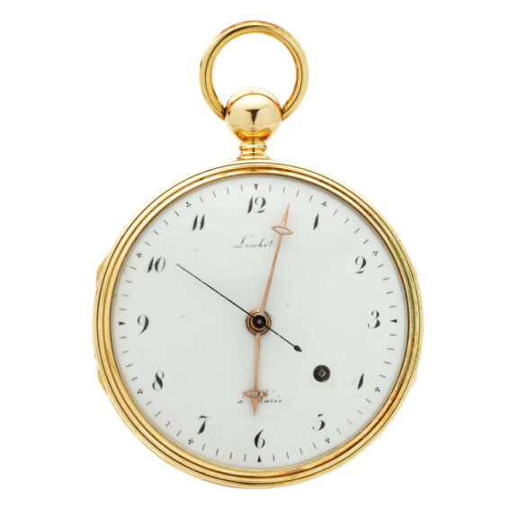 469-aFrench gold quarter repeater with Pouzait escapement Circa 1810 French gold quarter repeater with Pouzait escapement Circa 1810