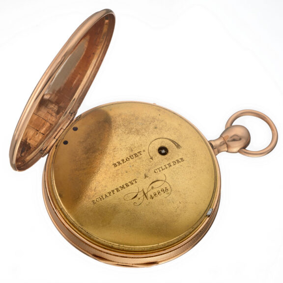 Breguet quarter repeating French verge in a gold case Circa 1820 Breguet quarter repeating French verge in a gold case Circa 1820