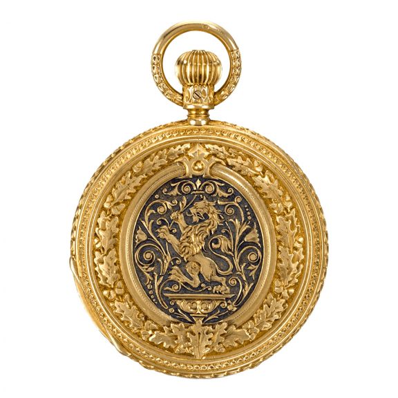 German decoratively engraved lady's keyless lever watch Circa 1890 German decoratively engraved lady's keyless lever watch Circa 1890
