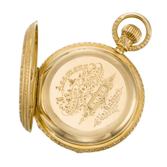 German decoratively engraved lady's keyless lever watch Circa 1890 German decoratively engraved lady's keyless lever watch Circa 1890