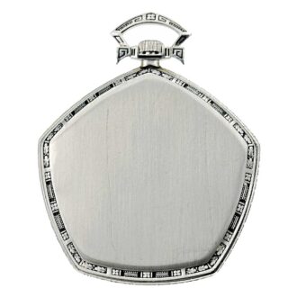 American watch in a rare pentagon platinum case Circa 1924