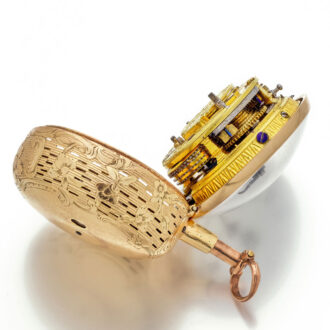 Fine English gold pair cased quarter repeating verge Circa 1750 Fine English gold pair cased quarter repeating verge Circa 1750