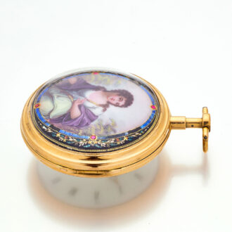 Very rare Swiss gold quarter repeating pocket watch Circa 1790