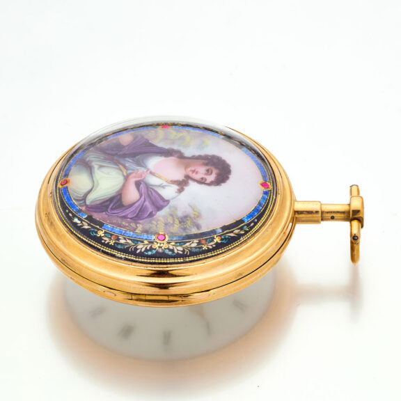 Very rare Swiss gold quarter repeating pocket watch Circa 1790 Very rare Swiss gold quarter repeating pocket watch Circa 1790