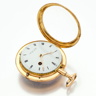 Very rare Swiss gold quarter repeating pocket watch Circa 1790