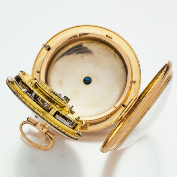 472-kVery rare Swiss gold quarter repeating pocket watch Circa 1790 Very rare Swiss gold quarter repeating pocket watch Circa 1790
