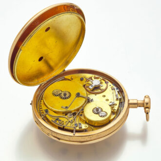 Excellent Swiss quarter repeating and musical watch Circa 1820