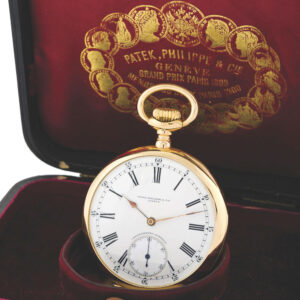 Swiss Gondolo pocket watch with straight-line moustache lever escapement Circa 1910