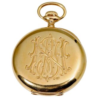 Swiss 18 carat rose gold Chronometro Gondolo Circa 1913