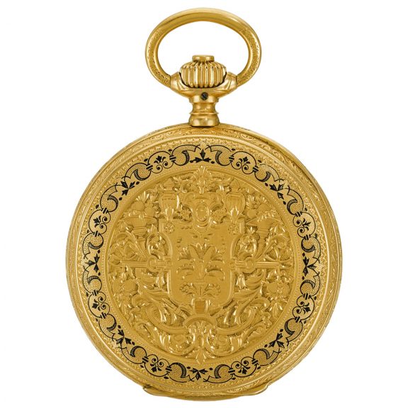 German decoratively engraved keyless lever watch Circa 1892 German decoratively engraved keyless lever watch Circa 1892