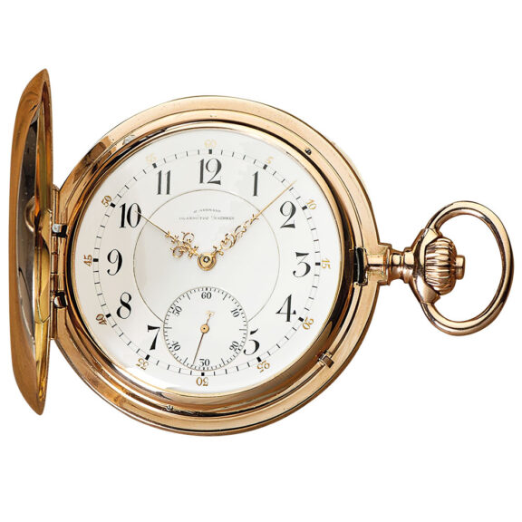 German Glashütte hunting cased pocket watch Circa 1903