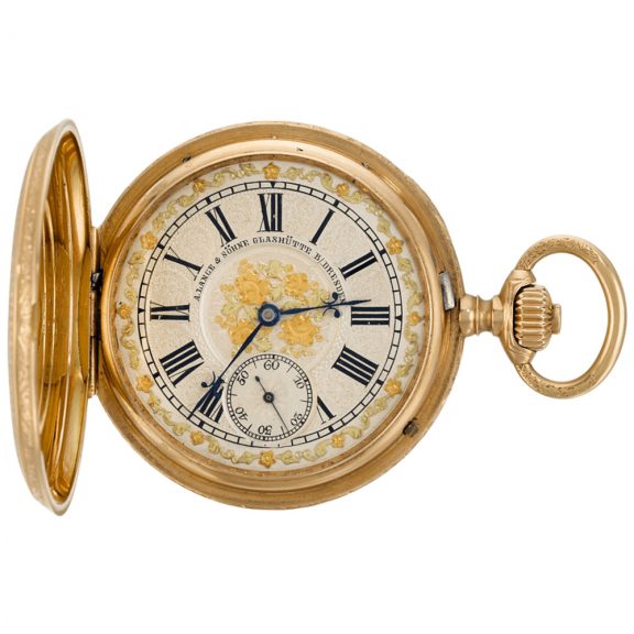German decoratively engraved keyless lever watch Circa 1892 German decoratively engraved keyless lever watch Circa 1892