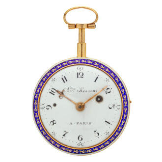 French gold quarter repeater with classical scene Circa 1785
