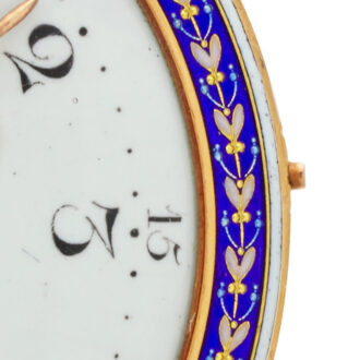 French gold quarter repeater with classical scene Circa 1785