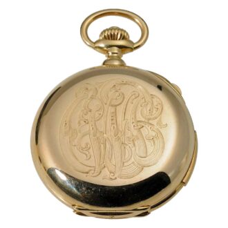 Swiss important astronomical gold pocket watch Circa 1902
