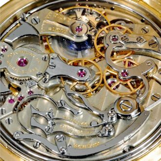 Swiss important astronomical gold pocket watch Circa 1902