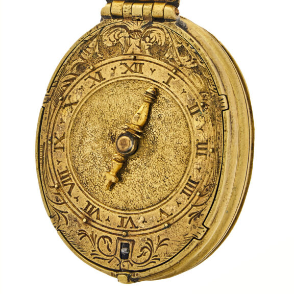 Unusual English brass verge watch in 1610-1620 style Circa 1720 Unusual English brass verge watch in 1610-1620 style Circa 1720