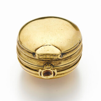 Unusual English brass verge watch in 1610-1620 style Circa 1720