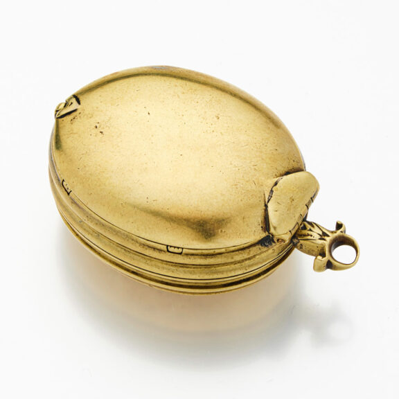 Unusual English brass verge watch in 1610-1620 style Circa 1720 Unusual English brass verge watch in 1610-1620 style Circa 1720