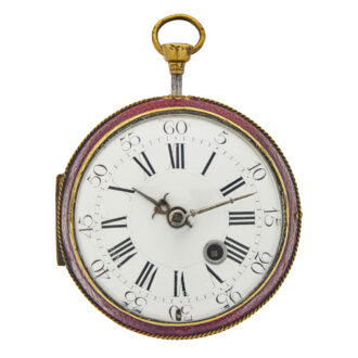 Rare French quarter repeater with leather outer case Circa 1700