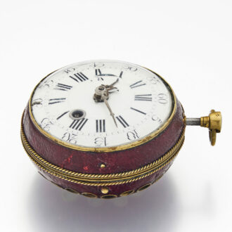 Rare French quarter repeater with leather outer case Circa 1700