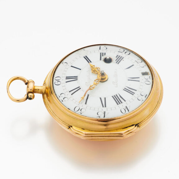 Fine French 20 carat gold keywind verge watch Circa 1740 Fine French 20 carat gold keywind verge watch Circa 1740