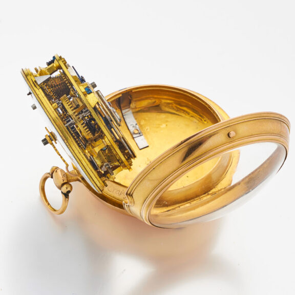 Fine French 20 carat gold keywind verge watch Circa 1740 Fine French 20 carat gold keywind verge watch Circa 1740