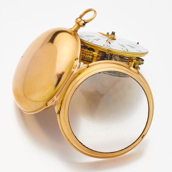 Fine French 20 carat gold keywind verge watch Circa 1740 Fine French 20 carat gold keywind verge watch Circa 1740