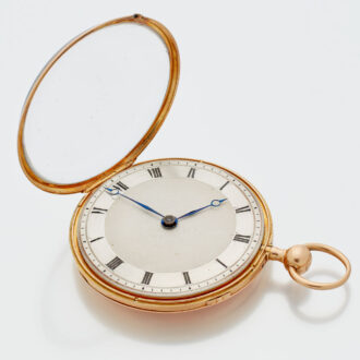 French 18 carat gold quarter repeating cylinder watch Circa 1820 French 18 carat gold quarter repeating cylinder watch Circa 1820