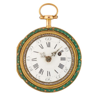 Exquisite gold shagreen watch by Marchand Circa 1785 Exquisite gold shagreen watch by Marchand Circa 1785