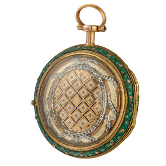 Exquisite gold pocket watch Marchand a Paris circa 1785 Exquisite gold pocket watch Marchand a Paris circa 1785