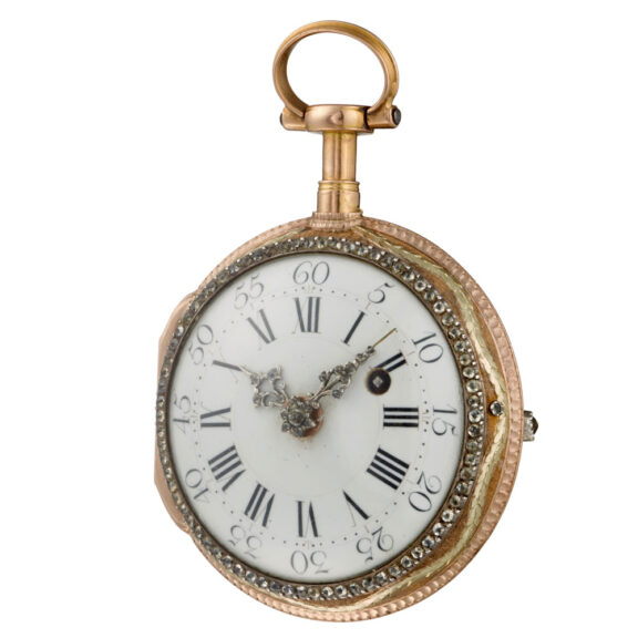 Exquisite gold pocket watch Marchand a Paris circa 1785 Exquisite gold pocket watch Marchand a Paris circa 1785