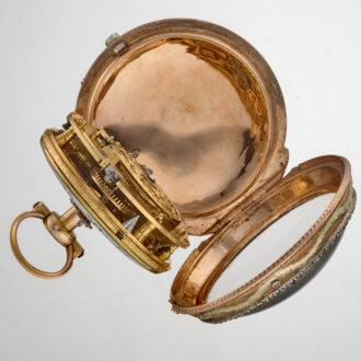 Exquisite gold pocket watch Marchand a Paris circa 1785 Exquisite gold pocket watch Marchand a Paris circa 1785