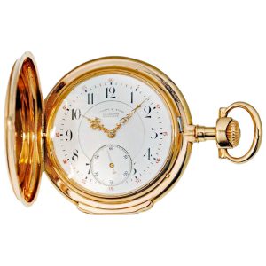 German gold “seconde morte” Glashütte watch Circa 1884