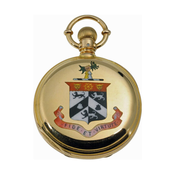 German gold half hunting cased pocket watch Circa 1870 German gold half hunting cased pocket watch Circa 1870