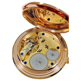 German heavy 18k gold Glashütte pocket watch Circa 1901