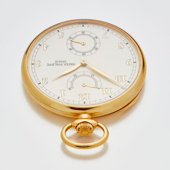 Swiss gold watch with power reserve by Patek Philippe Circa 1998 Swiss gold watch with power reserve by Patek Philippe Circa 1998